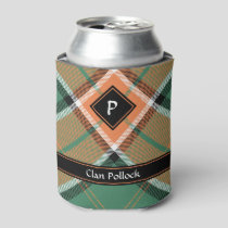 Clan Pollock Tartan Can Cooler