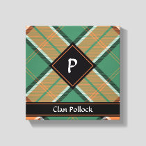 Clan Pollock Tartan Canvas Print