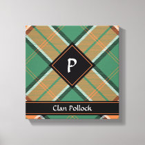 Clan Pollock Tartan Canvas Print