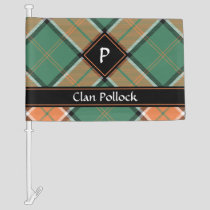 Clan Pollock Tartan Car Flag