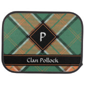 Clan Pollock Tartan Car Floor Mat (Rear)