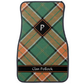 Clan Pollock Tartan Car Floor Mat (Front)