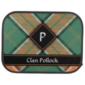 Clan Pollock Tartan Car Floor Mat (Rear)