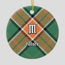 Clan Pollock Tartan Ceramic Ornament