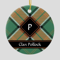 Clan Pollock Tartan Ceramic Ornament