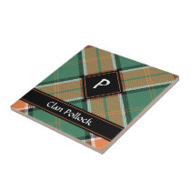 Clan Pollock Tartan Ceramic Tile