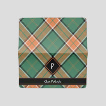 Clan Pollock Tartan Checkbook Cover