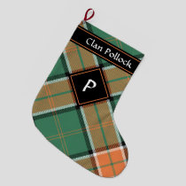 Clan Pollock Tartan Christmas Stocking