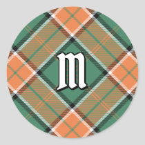 Clan Pollock Tartan Classic Round Sticker