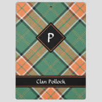 Clan Pollock Tartan Clipboard