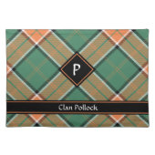 Clan Pollock Tartan Cloth Placemat (Front)