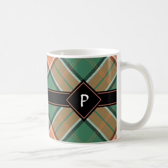 Clan Pollock Tartan Coffee Mug (Right)