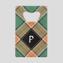 Clan Pollock Tartan Credit Card Bottle Opener