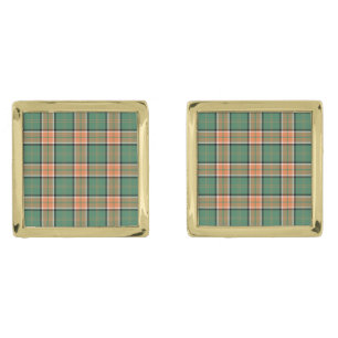 Clan Pollock Tartan Cufflinks