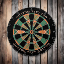 Clan Pollock Tartan Dart Board