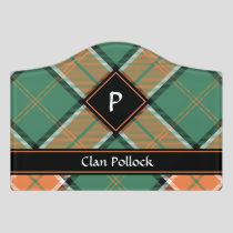 Clan Pollock Tartan Door Sign
