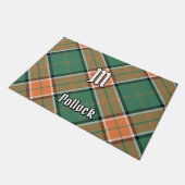 Clan Pollock Tartan Doormat (Angled)