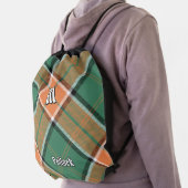 Clan Pollock Tartan Drawstring Bag (Insitu)