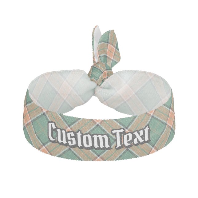 Clan Pollock Tartan Elastic Hair Tie (Front)