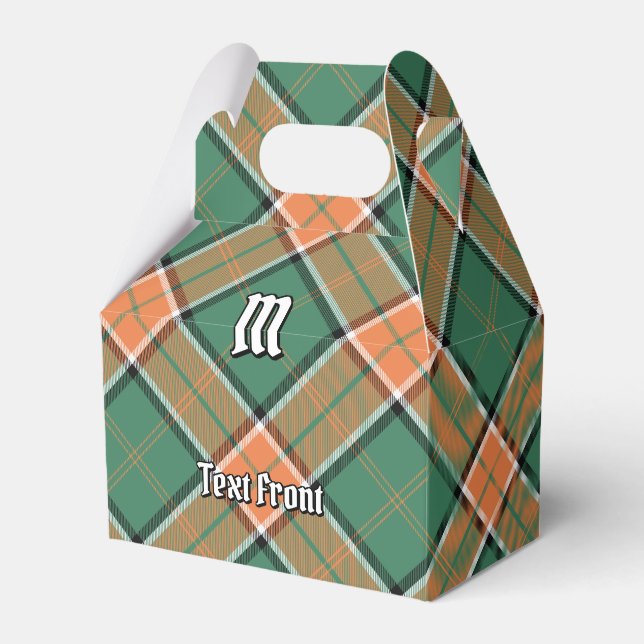 Clan Pollock Tartan Favor Box (Front Side)