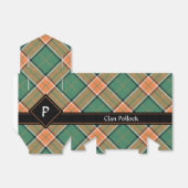 Clan Pollock Tartan Favor Box (Unfolded)