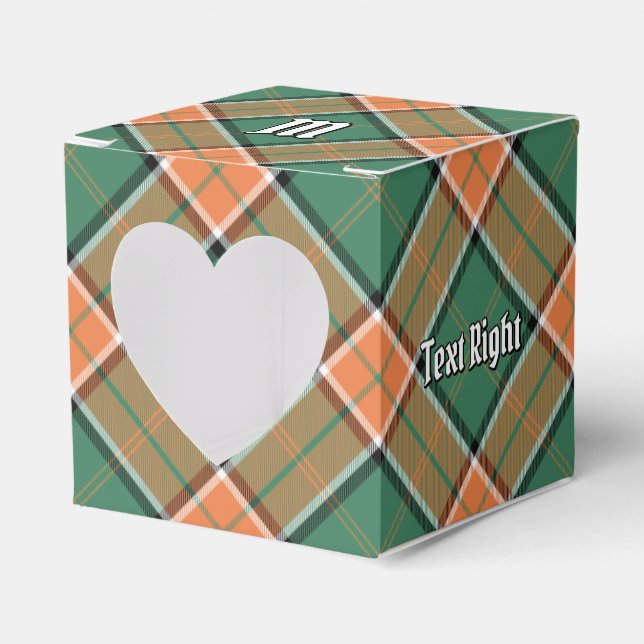 Clan Pollock Tartan Favor Box (Front Side)