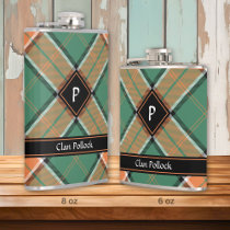 Clan Pollock Tartan Flask
