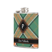 Clan Pollock Tartan Flask (Left)