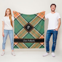 Clan Pollock Tartan Fleece Blanket