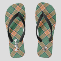 Clan Pollock Tartan Flip Flops