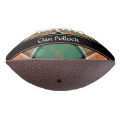 Clan Pollock Tartan Football (Rotated 270)