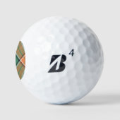 Clan Pollock Tartan Golf Balls (Logo)