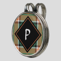 Clan Pollock Tartan Golf Hat Clip