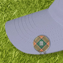 Clan Pollock Tartan Golf Hat Clip