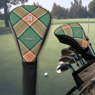 Clan Pollock Tartan Golf Head Cover
