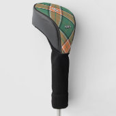 Clan Pollock Tartan Golf Head Cover (Angled)
