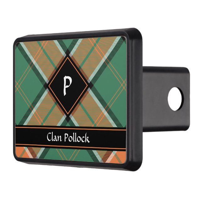 Clan Pollock Tartan Hitch Cover (Left)