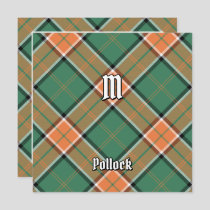 Clan Pollock Tartan Invitation