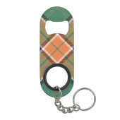Clan Pollock Tartan Keychain Bottle Opener (Back)