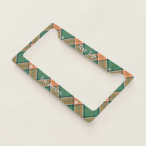 Clan Pollock Tartan License Plate Frame