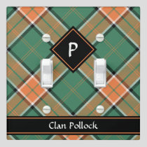 Clan Pollock Tartan Light Switch Cover