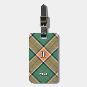 Clan Pollock Tartan Luggage Tag