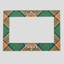 Clan Pollock Tartan Magnetic Frame