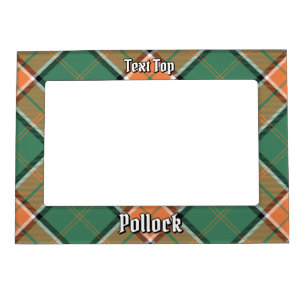 Clan Pollock Tartan Magnetic Frame
