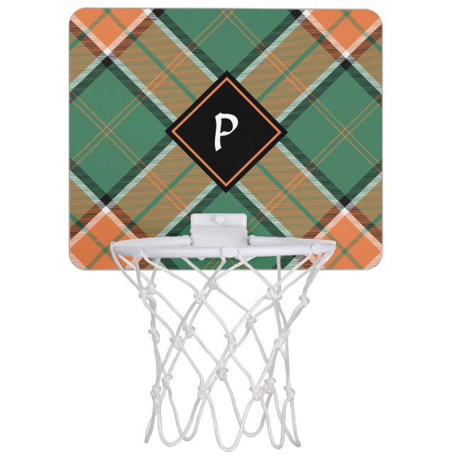 Clan Pollock Tartan Mini Basketball Hoop (Front)