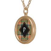 Clan Pollock Tartan Necklace (Front Right)