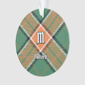 Clan Pollock Tartan Ornament (Front)