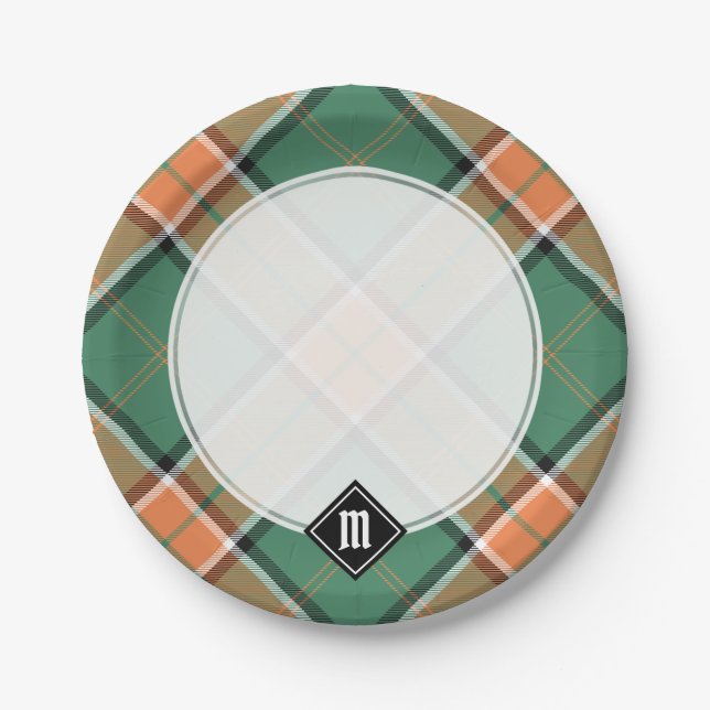 Clan Pollock Tartan Paper Plates (Front)