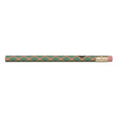 Clan Pollock Tartan Pencil (Rotated 90)