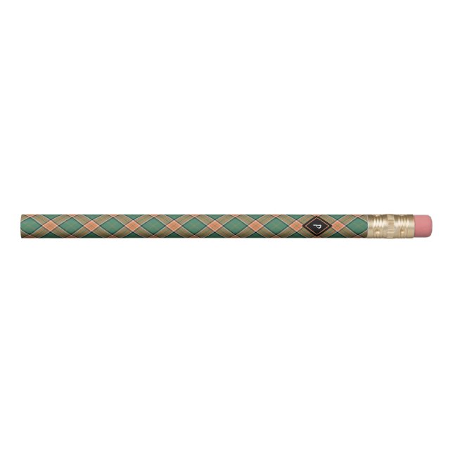 Clan Pollock Tartan Pencil (Front)